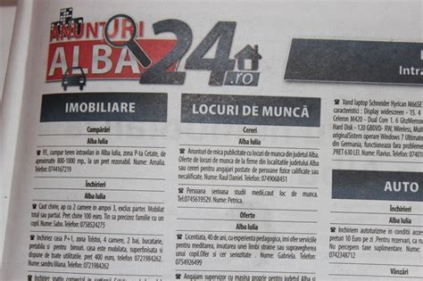 Locuri de munca Sebeş, județul Alba Personal